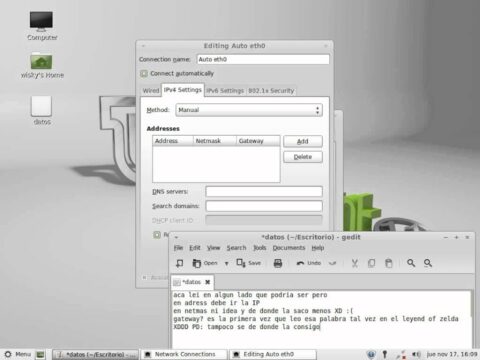 Conectar Wifi Linux Mint